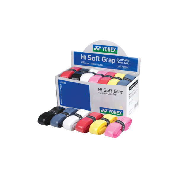 YONEX HI-SOFT Grip 24 Stück Packung black