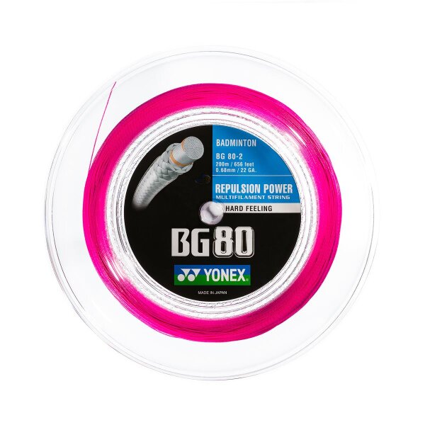 YONEX BG 80  pink200 m