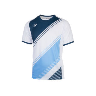 YONEX Mens Crew Neck Shirt 10395  Badminton Tournament white  L