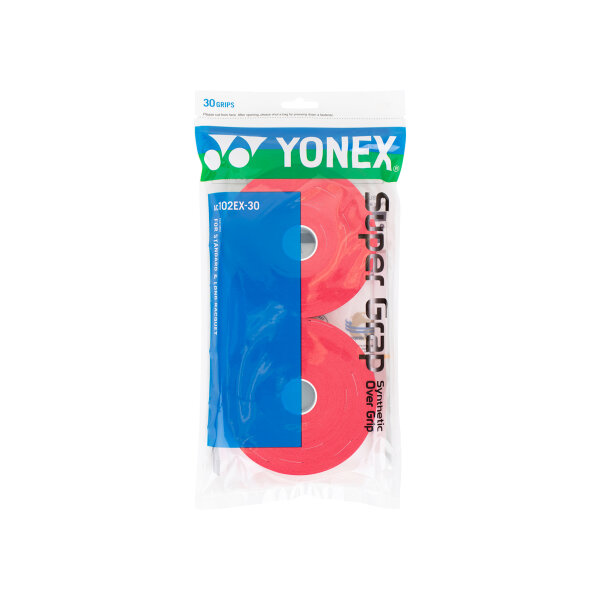 YONEX SUPER GRAP, AC102-30 red f&uuml;r 30 Schl&auml;ger