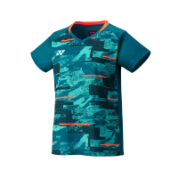 YONEX Womens Crew Neck Shirt club team blue green