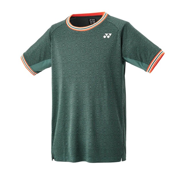 YONEX Mens Crew Neck Shirt, RG*  Olive L