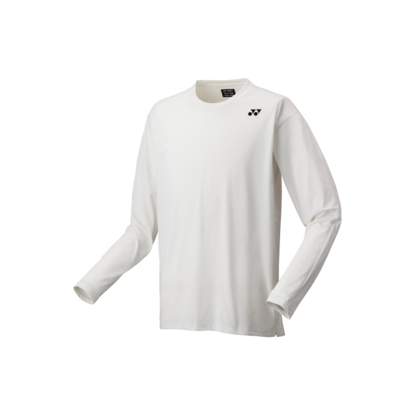 YONEX Unisex Longsleeves shirt, Practice cool white