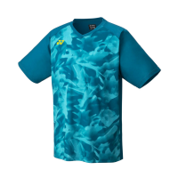YONEX Mens Crew Neck Shirt, club team blue green