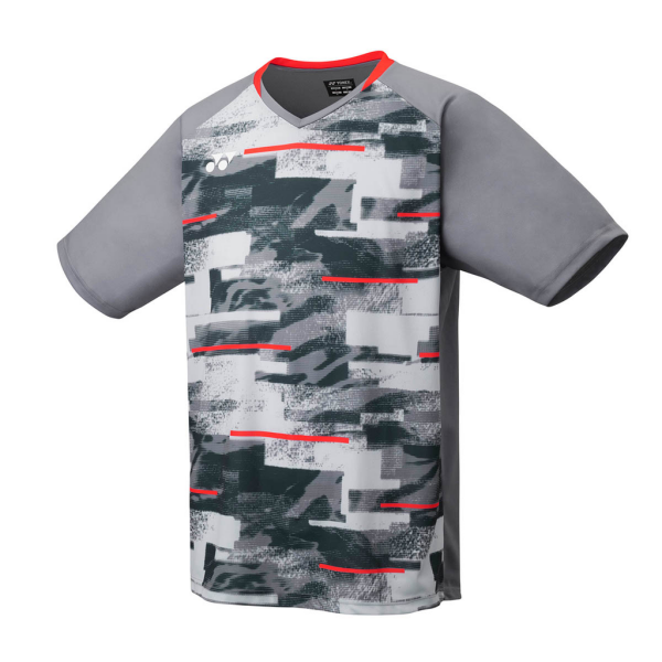 YONEX Mens Crew Neck Shirt, Club Team gray