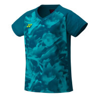 YONEX Womens Crew Neck Shirt, club team blue green