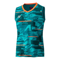 YONEX Womens Sleeveless Top, club team blue green