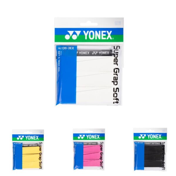 YONEX SUPER GRAP SOFT (3-er)