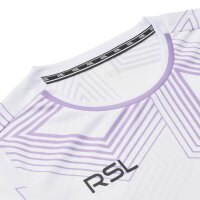 RSL Female T-Shirt Vortex White/Lanvender