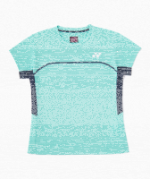 YONEX Womens Crew Neck Shirt, Clear Mint