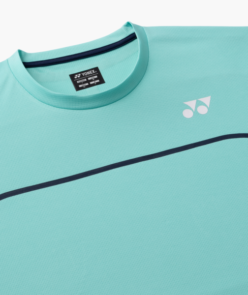 YONEX Mens Crew Neck Shirt, Clear Mint