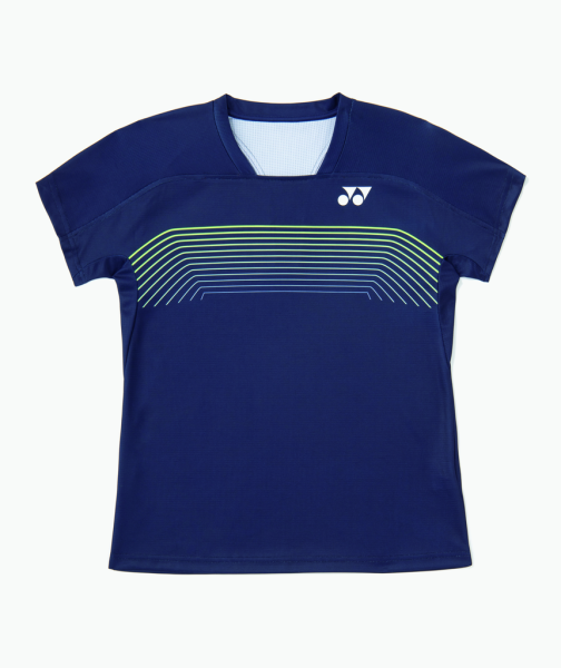 YONEX Womens Crew Neck Shirt, Dark Navy
