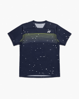 YONEX Mens Crew Neck Shirt, Dark Navy