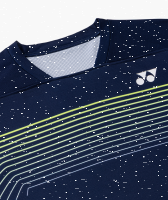 YONEX Mens Crew Neck Shirt, Dark Navy
