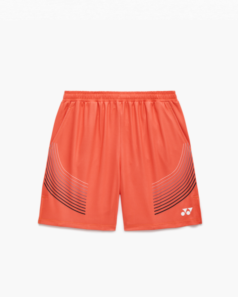 YONEX Unisex Knit Shorts Cyber Orange, Practice