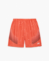 YONEX Unisex Knit Shorts Cyber Orange, Practice