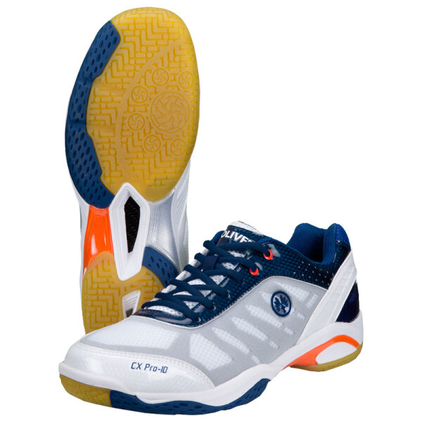 OLIVER CX pro 10 Badmintonschuh wei&szlig;-blau 47